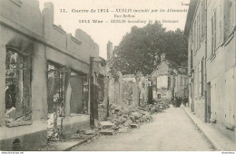 CPA Senlis Incendié Par Les Allemands-Rue Bellon-14        L1939 - Senlis