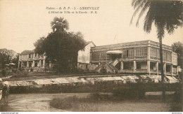 CPA Gabon-Libreville-L'hôtel De Ville Et Le Cercle      L1862 - Gabon