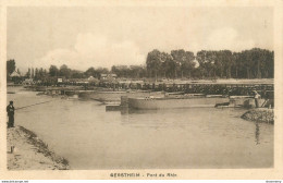 CPA Gerstheim-Pont Du Rhin      L1859 - Autres & Non Classés