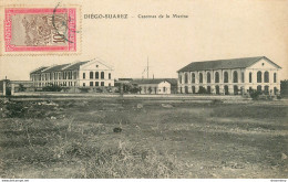 CPA Madagascar-Diégo Suarez-Casernes De La Marine-Beau Timbre      L1830 - Madagaskar