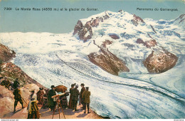 CPA Le Monte Rosa-Panorama Du Gornergrat-Timbre     L2160 - Autres & Non Classés