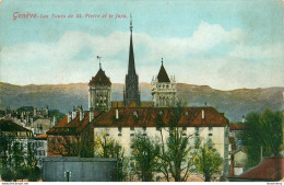 CPA Genève-Les Tours De St.Pierre Et Le Jura      L2153 - Genève