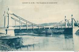 CPA Luzancy-Pont Suspendu En Ciment Armé      L2147 - Autres & Non Classés