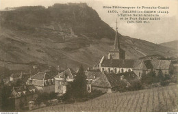CPA Salins Les Bains-Eglise Saint Anatoile Et Le Fort Saint André      L2147 - Otros & Sin Clasificación