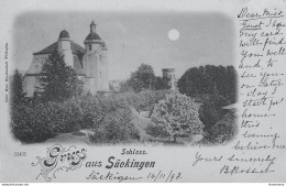 CPA Gruss Aus Säckingen-Schloss-Timbre      L2147 - Bad Säckingen