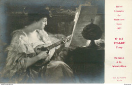 CPA Tollet Tony-Femme à La Mandoline      L2146 - Peintures & Tableaux