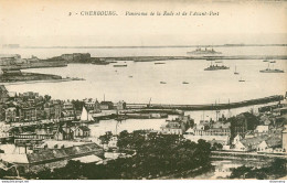 CPA Cherbourg-Panorama De La Rade Et De L'Avant Port-2      L2144 - Cherbourg