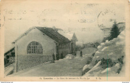 CPA Lourdes-La Gare Du Sommet Du Pic De Jer-63-Timbre     L2144 - Lourdes