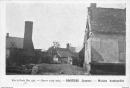 CPA Rosières-Maison Bombardée     L2144 - Rosieres En Santerre