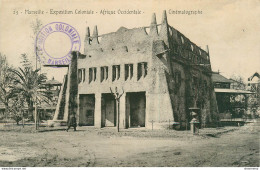 CPA Marseille-Exposition Coloniale-Afrique Occidentale-Cinématographe-25      L2144 - Exposiciones Coloniales 1906 - 1922