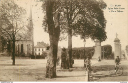 CPA Dijon-Eglise Saint Pierre Et Porte Wilson-72-Timbre      L2144 - Dijon