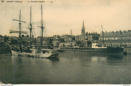 CPA Saint Malo-L'avant Port-66-Timbre      L2144 - Saint Malo