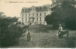 CPA Villevaudé-Le Château De Bizy-3-Timbre    L2126 - Sonstige & Ohne Zuordnung