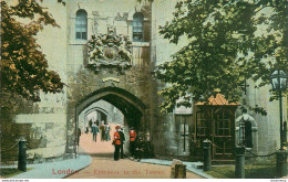 CPA London-Entrance To The Tower-Timbre      L2075 - Tower Of London