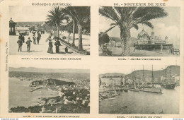 CPA Souvenir De Nice-Multivues-Timbre     L2197 - Panoramic Views