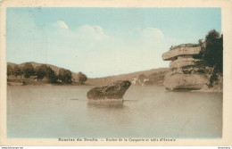 CPA Bassin Du Doubs-Rocher De La Casquette Et Table D'Hercule-Timbre      L2194 - Autres & Non Classés