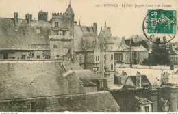 CPA Bourges-Palais Jacques Coeur à Vol D'oiseau-140-Timbre      L2191 - Bourges