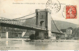 CPA Environs Des Avenières-Joli Pont De Cordon Sur Le Rhône-Timbre      L2190 - Other & Unclassified