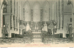 CPA Fleury Sur Andelle-Intérieur De L'église-Timbre      L2189 - Other & Unclassified