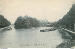 CPA Chalons Sur Marne-La Fourche Du Canal         L2179 - Châlons-sur-Marne