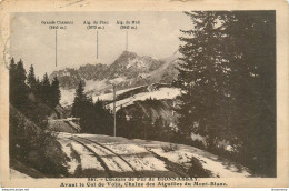 CPA Chemin De Fer De Bionnassay-Avant Le Col De Voza-Timbre    L2177 - Autres & Non Classés