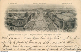 CPA Paris-Exposition Universelle De 1900-Perspective Prise Des Champs Elysées-Timbre    L2177 - Otros Monumentos