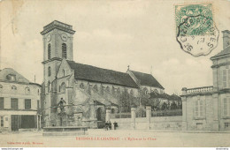 CPA Brienne Le Château-L'église Et La Place-Timbre    L2174 - Other & Unclassified