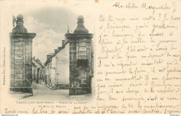 CPA Chatillon Sur Seine-Porte De La Douix Et Rue Du Recept-Timbre     L2167 - Chatillon Sur Seine