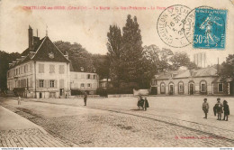 CPA Chatillon Sur Seine-La Mairie-La Poste-Timbre      L2167 - Chatillon Sur Seine