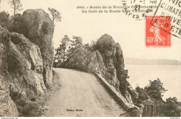 CPA Route De La Nouvelle Corniche-Un Coin De La Route Vers Théoule-Timbre-560     L2163 - Autres & Non Classés