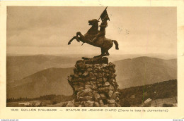 CPA Ballon D'Alsace-Statue De Jeanne D'Arc-Timbre       L2162 - Sonstige & Ohne Zuordnung