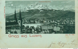 CPA Gruss Aus Luzern-Timbre     L2246 - Lucerne