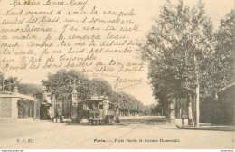 CPA Paris-Porte Dorée Et Avenue Daumesnil-Timbre      L2234 - Distrito: 12