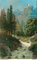 CPA Rob Kammerer-Paysage De Montagne-Timbre    L2218 - Peintures & Tableaux