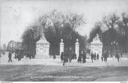 CPA Bruxelles-Entrée Monumentale Au Parc-Timbre      L2215 - Squares