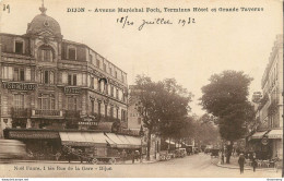 CPA Dijon-Avenue Maréchal Foch,Terminus Hotel    L2218 - Dijon