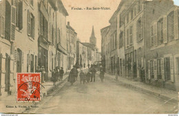 CPA Verdun-Rue Saint Victor-Timbre-état Mauvais    L2314 - Verdun