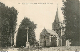 CPA Sommesnil-Eglise Et Calvaire-149    L2314 - Andere & Zonder Classificatie