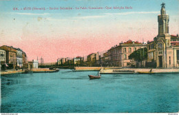 CPA Sète-Le Palais Consulaire-Quai Adolphe Merle-86-Timbre    L2312 - Sete (Cette)