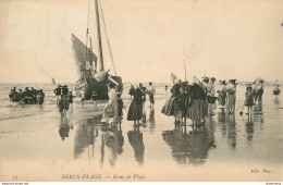 CPA Berck Plage-Scène De Plage-17-Timbre      L2295 - Berck