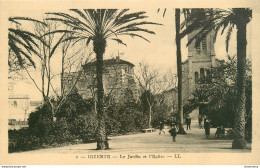 CPA Bizerte-Le Jardin Et L'église-2      L2295 - Tunisia