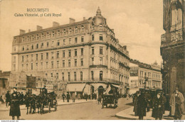 CPA Bucuresti-Calea Victoriei Si Café Royal-RARE      L2294 - Rumania