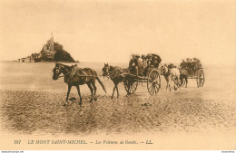 CPA Le Mont Saint Michel-Les Voitures De Genêts-157       L2283 - Le Mont Saint Michel