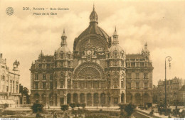 CPA Anvers-Gare Centrale-Place De La Gare    L2280 - Antwerpen