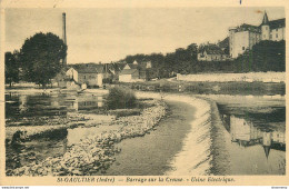 CPA Saint-St Gaultier-Barrage Sur La Creuse-Usine électrique-Timbre     L2275 - Andere & Zonder Classificatie