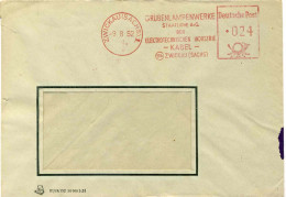 125  Zwickau: AFS 1952 Grubenlampenwerke / Staatliche A.-G. --> VEB. Absender-Freistempel, Firmenumschlag - Macchine Per Obliterare (EMA)