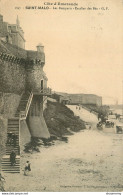 CPA Saint Malo-Les Remparts-Escalier Des Bés-2947-Timbre      L2269 - Saint Malo