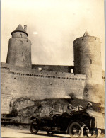 Photographie Photo Vintage Snapshot Amateur Automobile Voiture Auto Cabriolet - Automobili