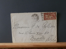 FRANCE/2170  LETTRE   FRANCE 1F  MERSON SEULE S/LETTRE  POUR LA BELG. 1926 - 1900-27 Merson