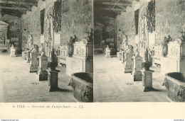 CPA Stéréoscopique-Pise-Intérieur Du Campo Santo    L2252 - Pisa